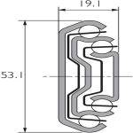 DA5321 Guía telescópica de aluminio