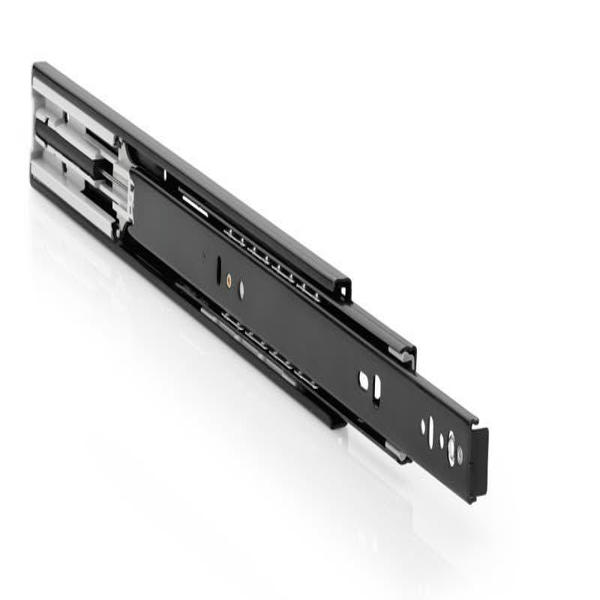 DB3832-EC-B Guía de cajón de cierre suave en negro