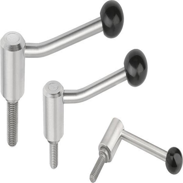 K0109.3122X25 Palanca tensora de acero inoxidable con rosca exterior, 0 grados