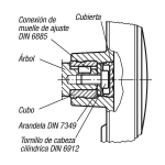 K0258 Series. Volantes con empuñadura cilíndrica plegable