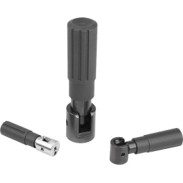 K1469 Series. Empuñaduras cilíndricas de plástico plegables