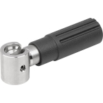 K1469 Series. Empuñaduras cilíndricas de plástico plegables