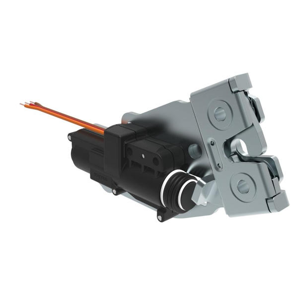 R4-05-55-9EK1-20 : Cierre Giratorio Southco Modificado con Apertura Electrónica a 12V sin conector, mecanísmo de Una etapa y liberación mediante accionamiento Especial